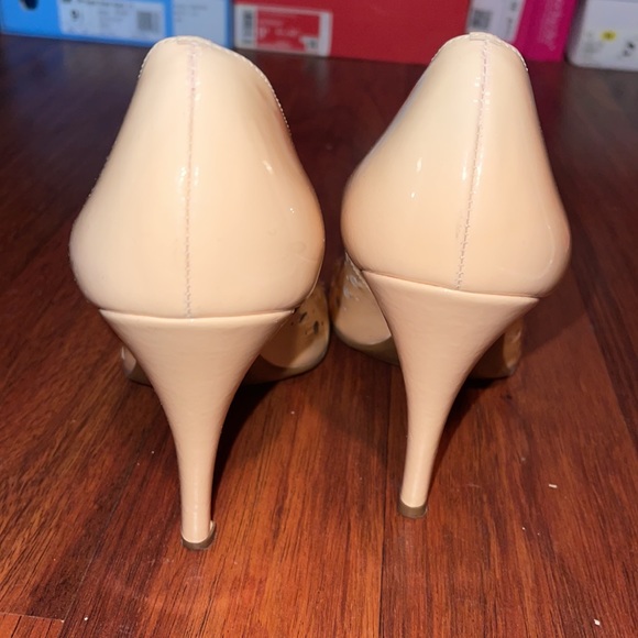 Bcbgirls Light Peach cutout open toe pump - Picture 5 of 10